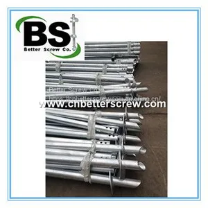 Reliable Quality Square Bar Shaft Helical Piles Round Hot Dipped Zinc Coating OEM Manufacturer Painted thumbnail-4