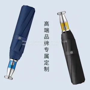 Three Fold Automatic Sunscreen Umbrella With Black Glue thumbnail-1