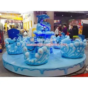 Sun Yat-sen, Guangdong Tai le Recreation Small and Medium-sized Indoor and Outdoor Waterproof FRP Electric Ocean Love Rotating Coffee Cup Rotation Revolution thumbnail-2