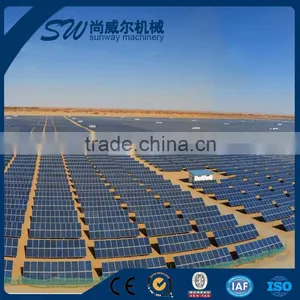 JiangSu SunWay Photovoltaic Solar Cells Steel Support Solar Panel Bracket Stand , Solar Brackets thumbnail-5
