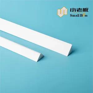 Wholesale Manufacture PVC Foam Triangle Formwork PVC Fillet Edge Profile Plastic Chamfer for Concrete thumbnail-4
