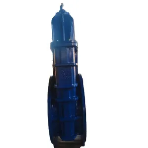 DIN DN500 PN16 EPDM Soft Seal Flange Gate Valve Big Size GGG50 GG25 Cast Iron Ductile Iron Gate Valve Price thumbnail-2