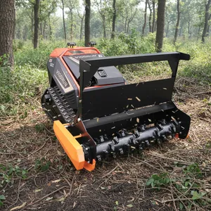 Time Saving Labor-Saving Commercial Use Versatile CE EPA Strong Industrial 4-Stroke Battery-Powered 1000mm Remote Flail Mulcher thumbnail-1
