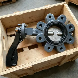 Marine Butterfly Valve Lug Type Handle With Reinforced Nylon Handle thumbnail-1