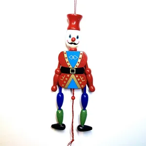 Handmade Traditional Wooden Marionette Pull-string Puppet thumbnail-3