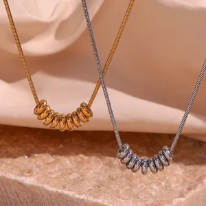 OEM ODM Stainless Steel Necklace Supplier Fast Lead Time Competitive Price for Brand Clients MOQ 50pcs thumbnail-2