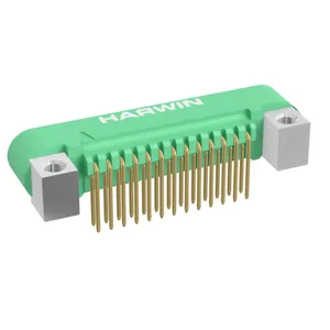 Harwin G125-MH12605M4P 26Pin Double Row Right Angle Through Hole Male Seat 1.25mm Spacing Gecko-SL Threaded Locking High Reliability Connector thumbnail-3