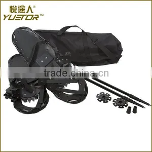NEW and IMPROVED 2016 Model YUETOR All Terrain Adult Snowshoes With Poles and Carry Bag thumbnail-2