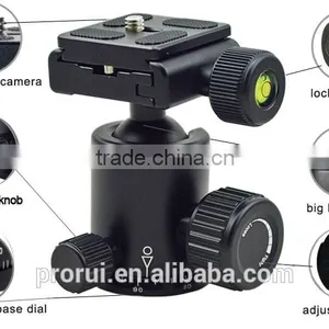 Professional Aluminum Desktop Camera Stand Ball Head, 360 Degree Panorama Ball Head Quality Choice Most Popular thumbnail-6