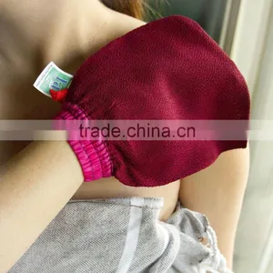 Rose Morocco Hammam Scrub Mitt thumbnail-1