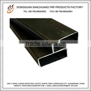 Dark Color Pultruded FRP,GRP,Fiberglass Rectanguler Tubing thumbnail-1