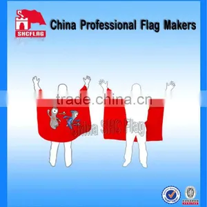 Direct Printing Polyester Flag Material of Body Flag and Cape Flag thumbnail-1