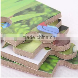 High Quality Custom Printing Wooden Sublimation Blank Jigsaw Puzzle thumbnail-2