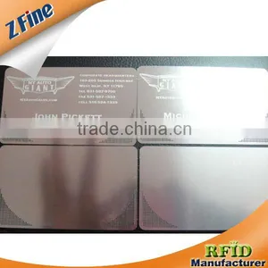 Competitive Price Luxury Metal Card / Silver Card&metal Busniess Smart Card/vip Card thumbnail-1
