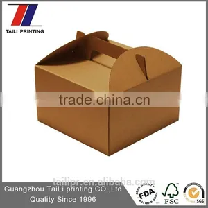 Custom Brown Cardboard Lunch Boxes thumbnail-4