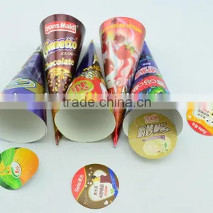 Aluminum Foil Icecream Snow Packing Cone Sleeves thumbnail-1