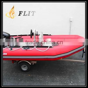 CE Certificate and Best Selling Korea 1.2mm Pvc Cheap Inflatable Boat With Outboard Motor thumbnail-4