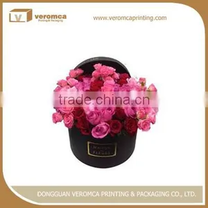 Custom Luxury Paper Tube Packaging Round Box for Flowers Foldable Cardboard Square Flower Box thumbnail-1