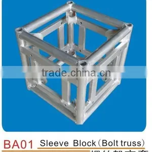 Factory Price Sleeve Block/bolt Truss Part of Aluminum Truss Elevator Tower thumbnail-1