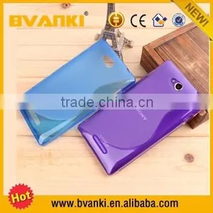 New S Line TPU Silicone Gel Case for Sony Xperia C S39h Cheap Price TPU S Line Back Cover Case for Sony Xperia C S39h C2305 thumbnail-5