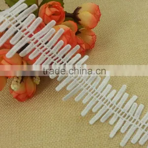 4cm Poly/cotton Fancy Water Soluble Lace for Ladies Wear -- H1666 thumbnail-2