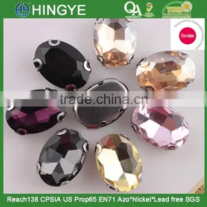 Sedex Audited Factory 2 Pillar Oval Shape Acrylic Bead With Catcher thumbnail-1