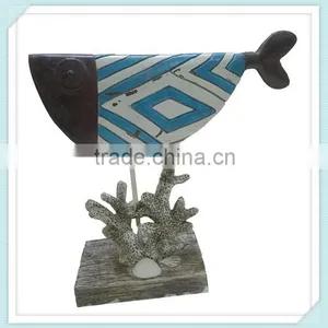 Decorative Colorful Resin Fish Sculpture Crafts thumbnail-4