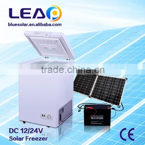 12/24V DC to AC/220V AC Solar Panel Charging Solar Freezer 108L for Home Use thumbnail-2