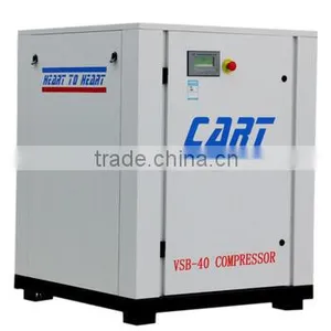 ACpower 30KW 40HP 8bar 5.0m3/min Variable Frequency Screw Air Compressor Belt Drive thumbnail-1