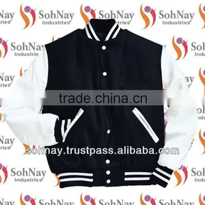 Varsity Letterman Baseball Jacket With Customized Logo thumbnail-1