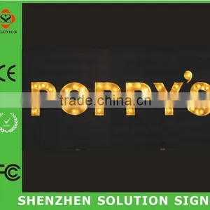 Direct Factory of Fairground and Wedding Site Water Proof Decorative Metal LED 3D Letter thumbnail-6