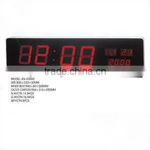 Giant/Large LED Digital Wall Calendar Clock (China) thumbnail-1