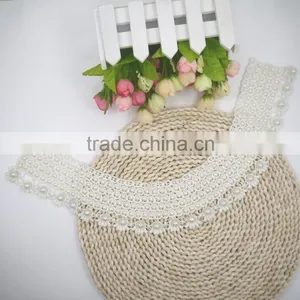 High Quality Fashion Neck Cotton Embroidery Lace Collar /lace Patch thumbnail-2