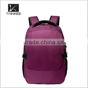 2015 New Fashion Waterproof Backpack Bag/laptop Backpack High Quality/khaki Backpack Pure Color thumbnail-4