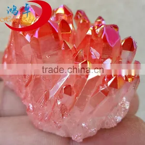 Healing Rose Rock Crystal Cluster thumbnail-1