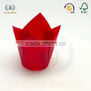 Baking Cups for Candy /Flower Petal Paper Cups FSC Certificated Paper Customized Colors thumbnail-2