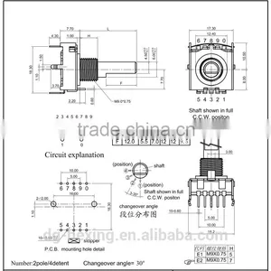 17 mm Multi-way Rotary Switches thumbnail-4