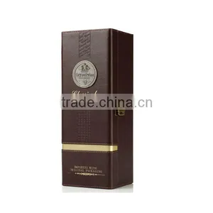 Custom Single Cheap Leather Wine Gift Box Packaging thumbnail-2