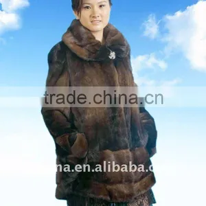 Fashionable Thermal Mink Coats Fur Women thumbnail-1
