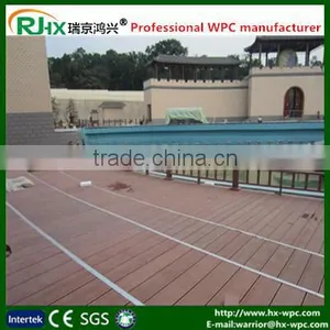Extruded Plastic Composite Decking With PE Material Outdoor Solid WPC Deck thumbnail-5