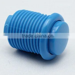 24mm Blue Plastic Push Button Switch Momentary Game Accessories Sonic Arcade Game Machine Push Button thumbnail-1