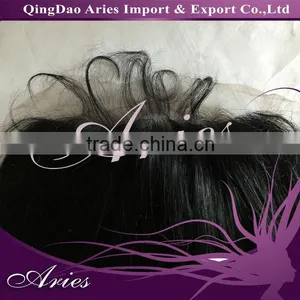100% Raw Material Peuvian Hair Full Lace Frontal Closures thumbnail-1
