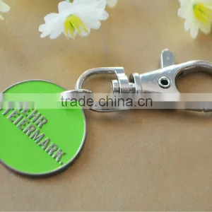 Metal Trolley Coin Key Holder, Enamel With Shopping Coin Holder thumbnail-1