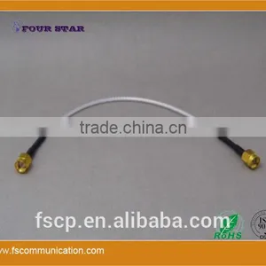 RG316 Cable Assembly With SMA Male Crimp Connectors On Both Ends thumbnail-1