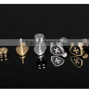 2016 Fashion Stainless Steel Body Jewelry Catholic Shape Catholic Cross Male Earring thumbnail-4