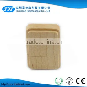Wholesale Square Laser Engraved Walnut Wood USB Flash Drive thumbnail-6