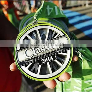 Custom Cheap Sport Marathon Memorial Metal Medal / Ribbon Medal thumbnail-2