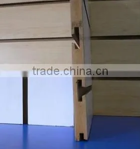 Cheap Price High Quality PVC Raw MDF Slatwall Board thumbnail-3