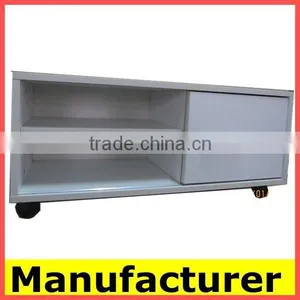 Lcd Plasma tv Stand Table With Wheels Design thumbnail-6