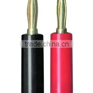 Tapered Handle Banana Plug With 4mm Gold or Nickel Plated Screw thumbnail-1